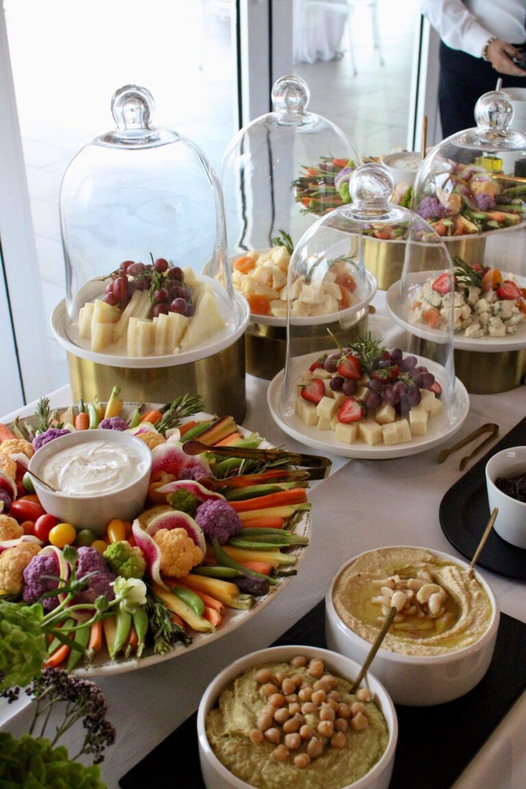 table with food