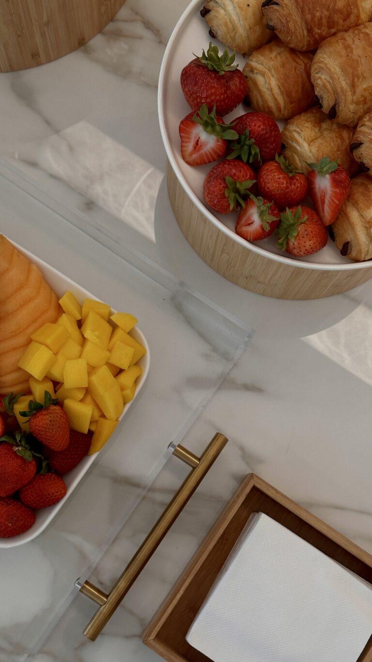 fruits on a table