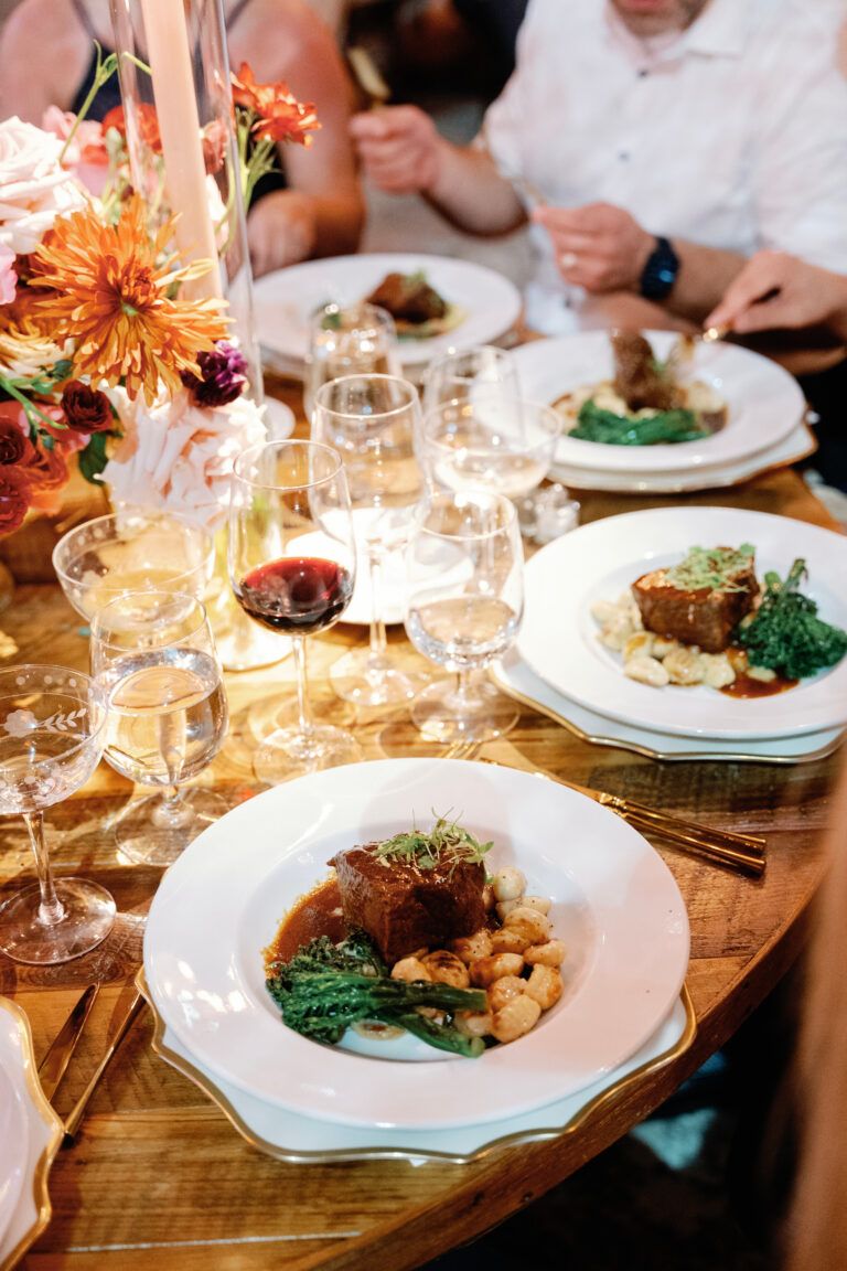 table with plates