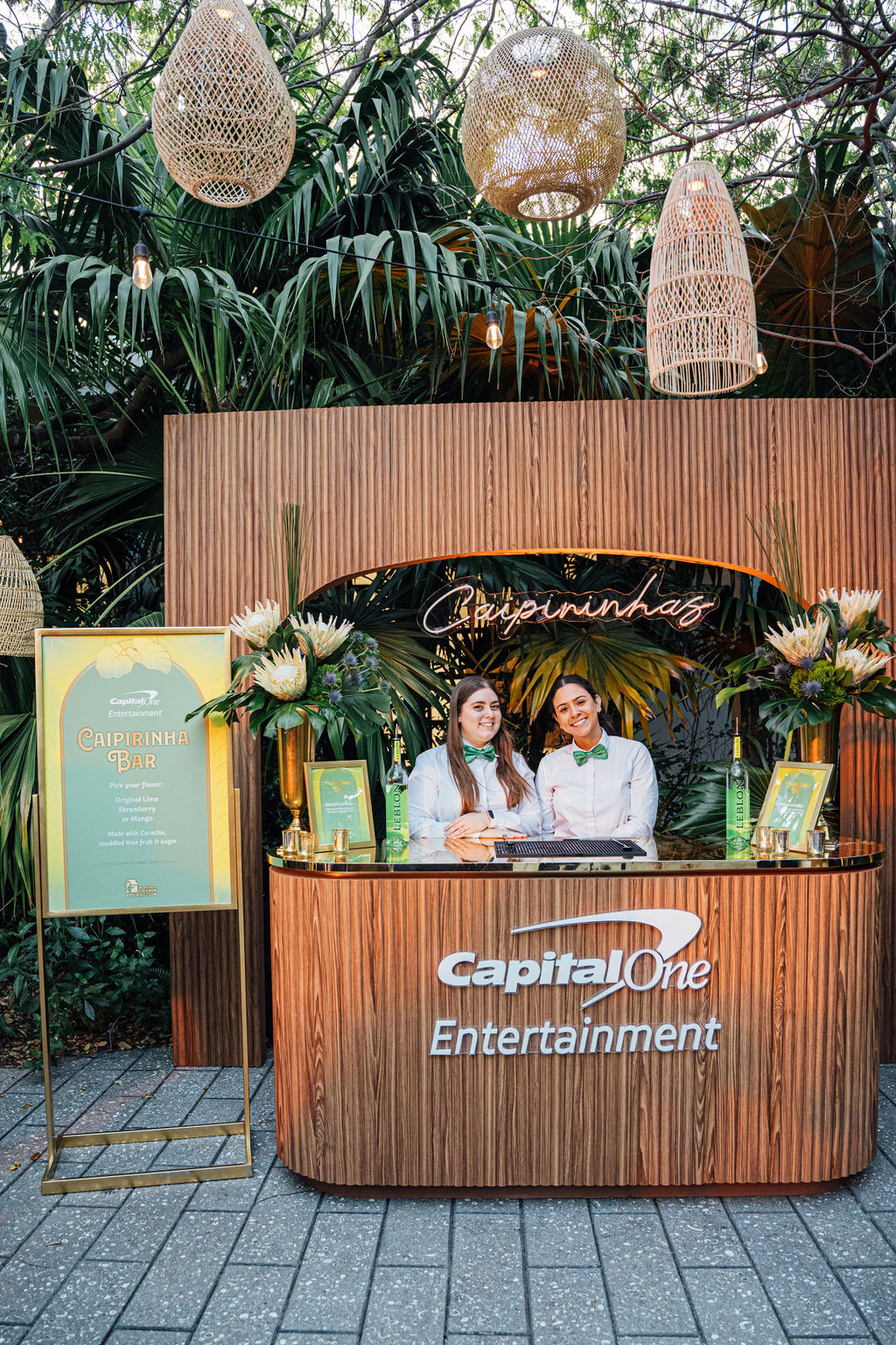 Luxury event catering Miami – Caipirinha bar by H&C Collective