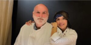 Michelin-star chefs Dominique Crenn and José Andrés at Miami celebrity chef activation by H&C Collective