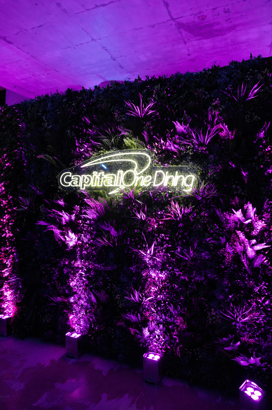 Rooftop Miami celebrity chef activation featuring Dominique Crenn and José Andrés with full catering setup by H&C Collective.